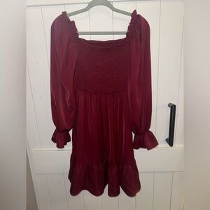 Burgundy Dress